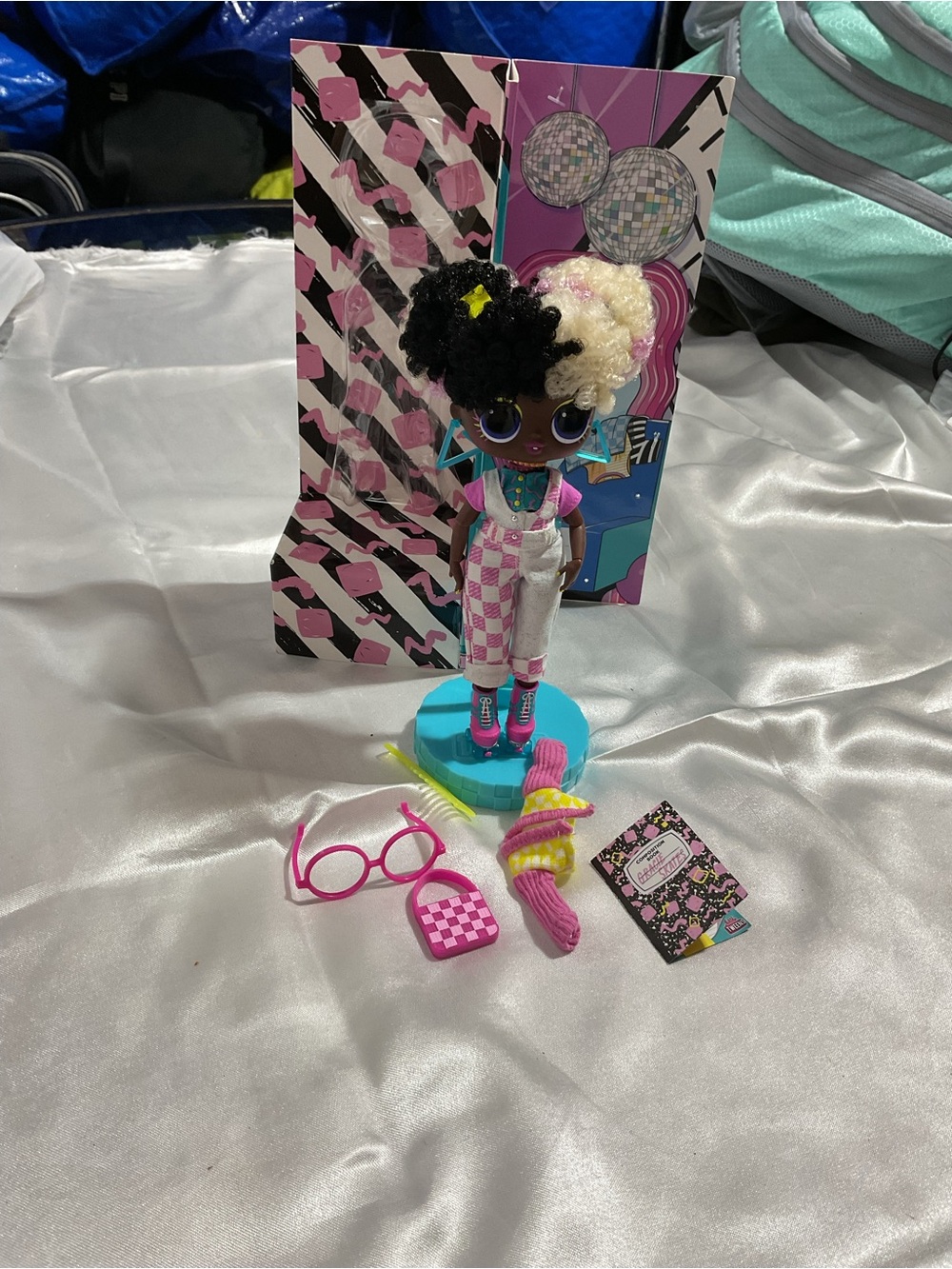L.O.L. Surprise! Doll with Pink, White, Black, Blue and Yellow Accents